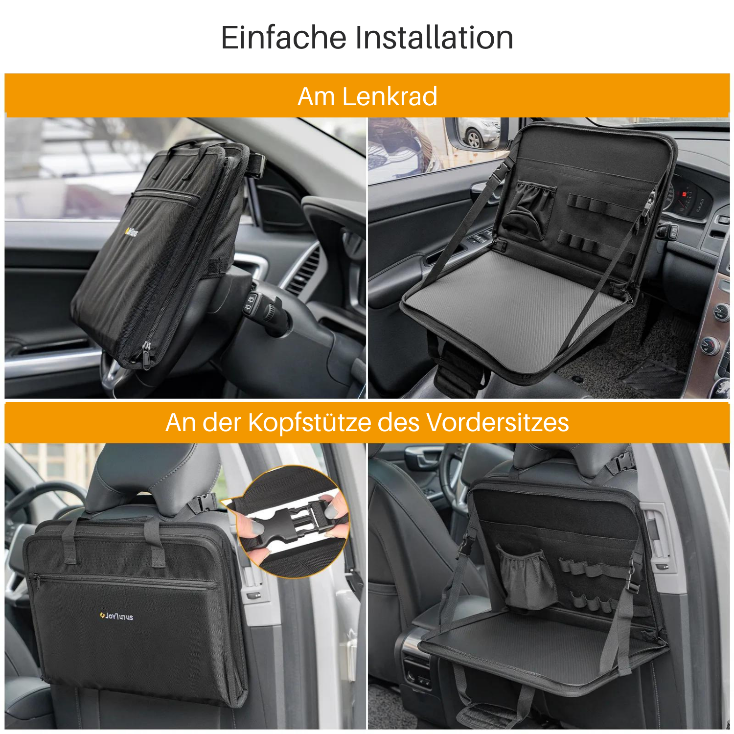 CarCompanion multifunktionale Tasche - für angenehmeres Arbeiten im Auto